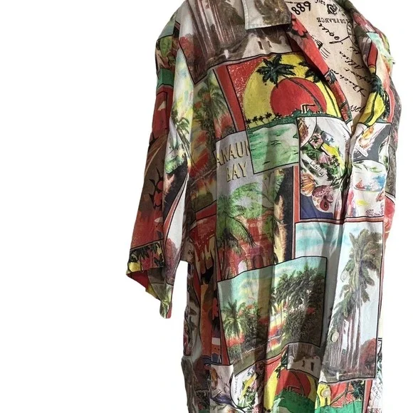 Daniel Cremieux Men's Hawaiian Shirt 3X BIG - Picture 2 of 4